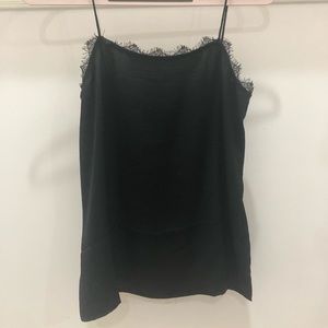 Black Lace Trim Cami